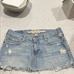 Abercrombie & Fitch Distressed Denim jeans skirt Size 2